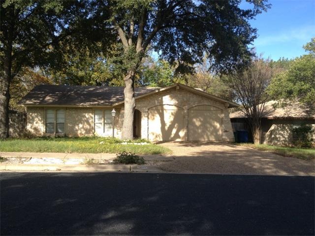 Stone front and covered front door
