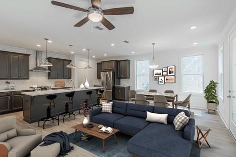 Welcome Home to Market Square! Open concept Main Living Living *Home is Under Construction. Photos shown are from other TPG Communities to display how the home will live*