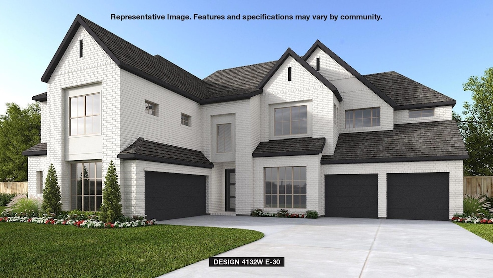 View of front of house with a garage, concrete dr
