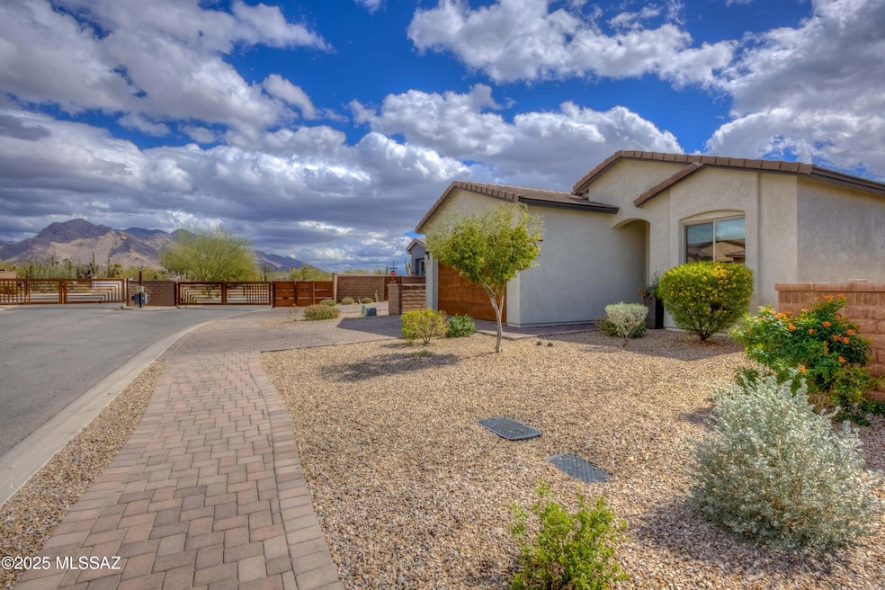 Gated Entrance & Paver Sidewalks