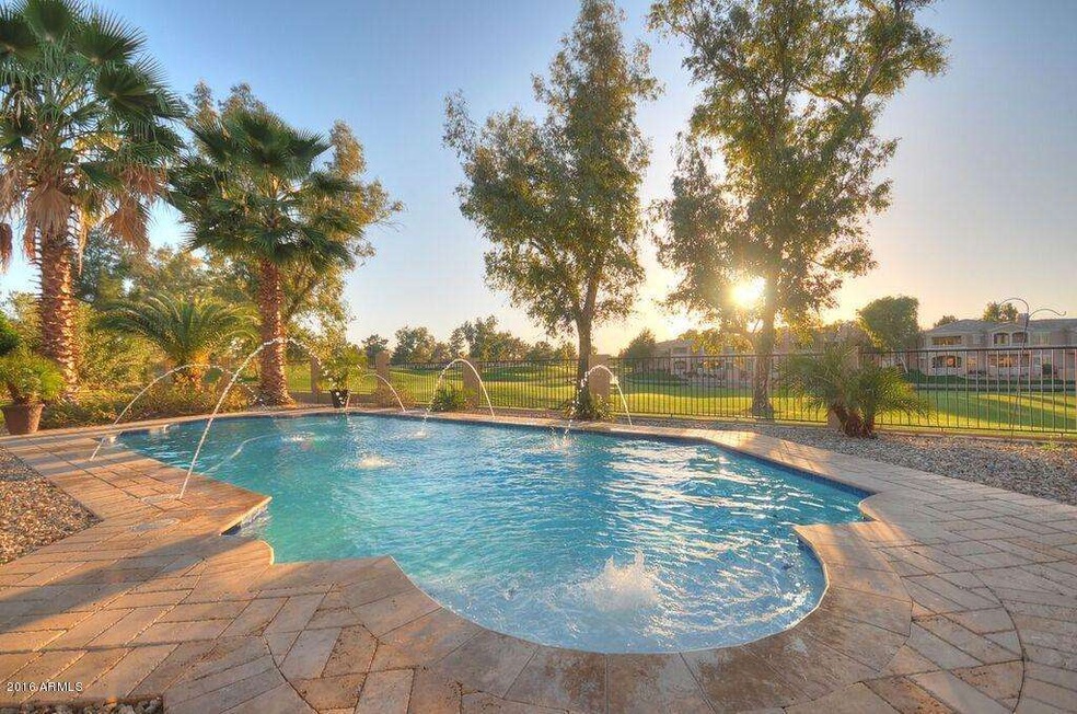Pool with Ocotillo Golf Course Views