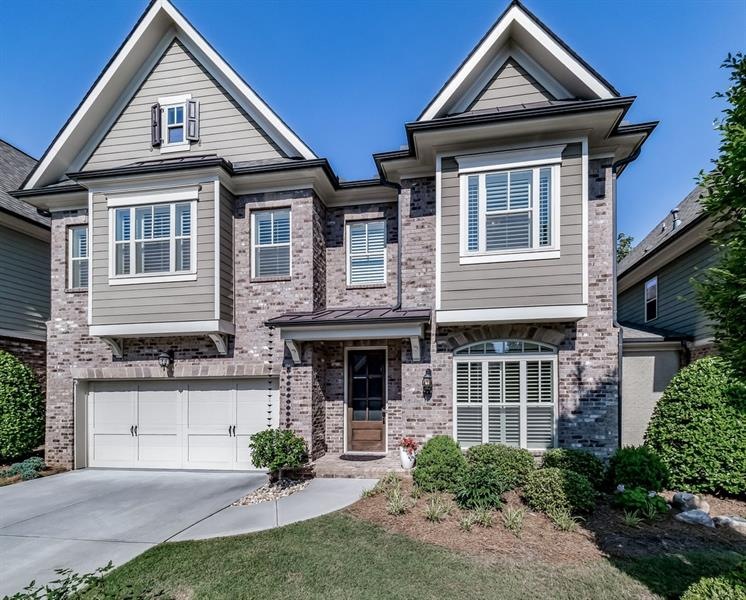 Craftsman style custom townhome with master on mai