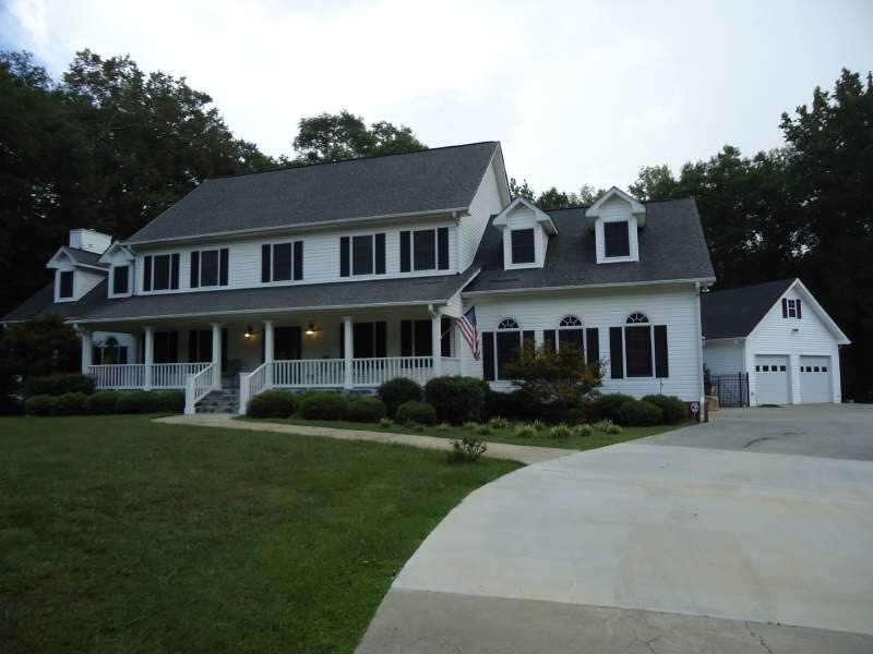 Exterior Front. Beautiful home on 6.48 acres. Has 