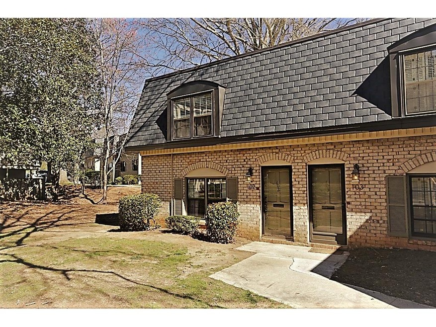 End unit townhome with nice yard front and back!