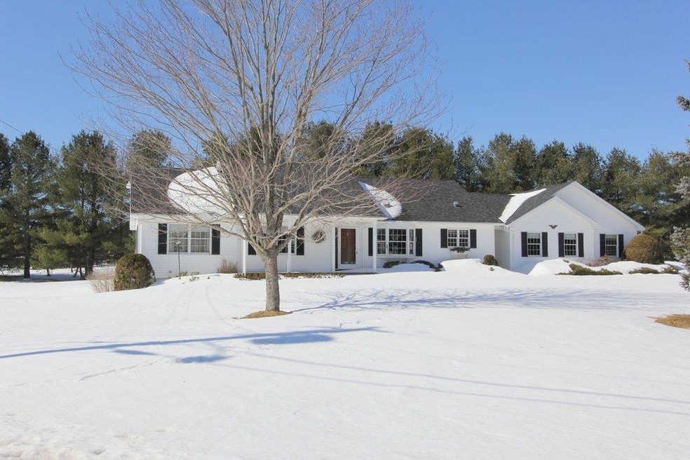This Ranch style home has unique...