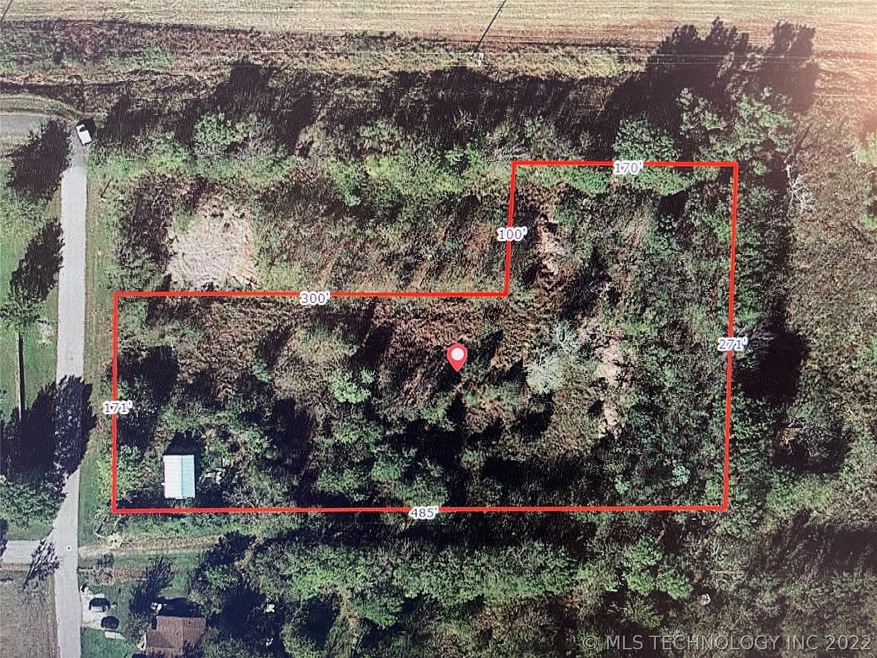 You can see the home in the SW corner of the acrea