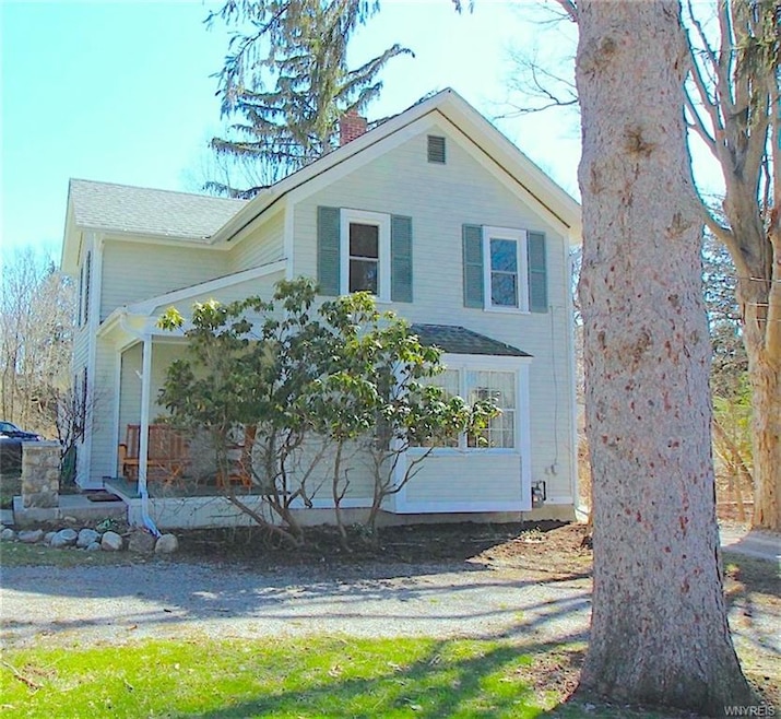 Front view of house