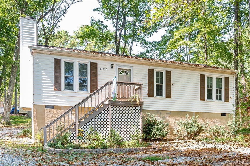 Exterior view, front of home