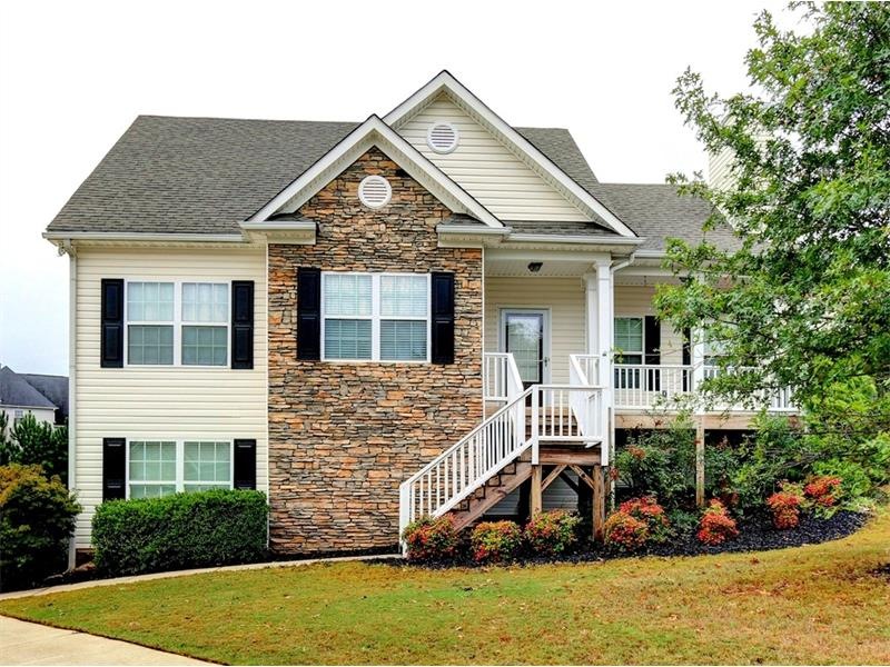 Beautiful stone front home.