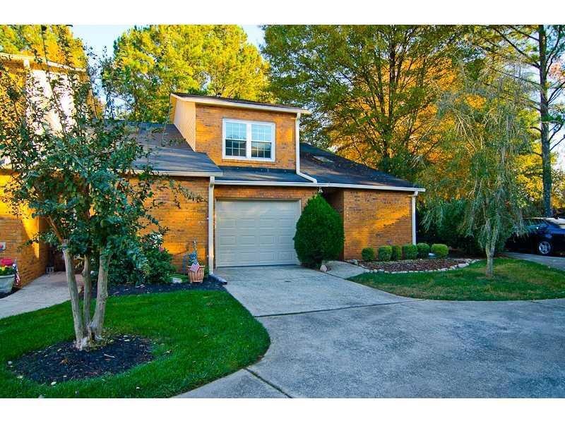 Exterior Front. Secluded End Unit on the End of th