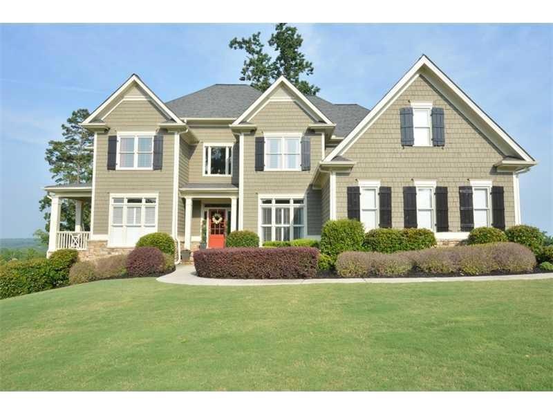 Exterior Front. Gorgeous custom built home in high