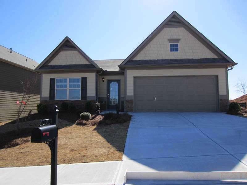 Exterior Front. The Campbell a 3 BDRM 2 BA Ranch  