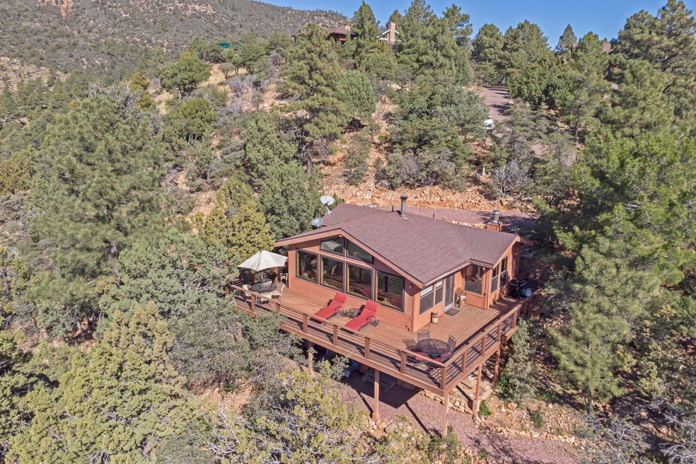 Nestled into hillside