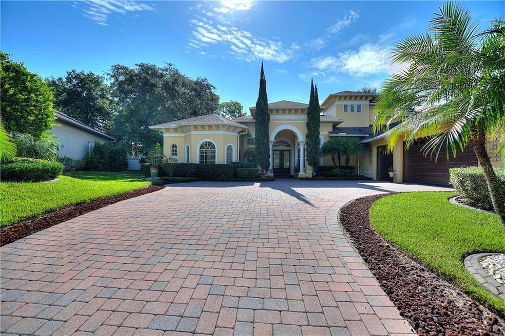 Front Entry of Custom Built Estate.