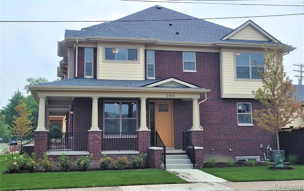 The Canfield plan with wrap around porch and priva