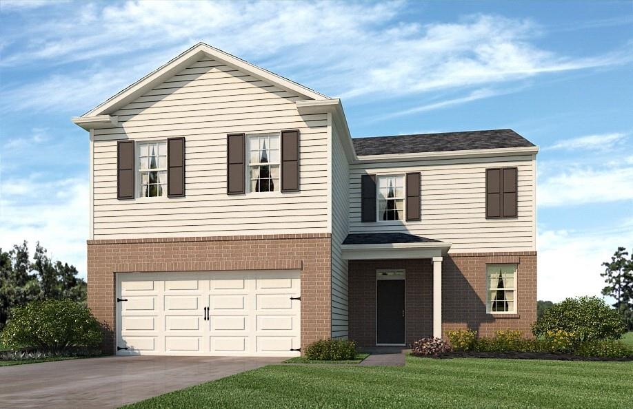 Color Rendering of Plan & Elevation.