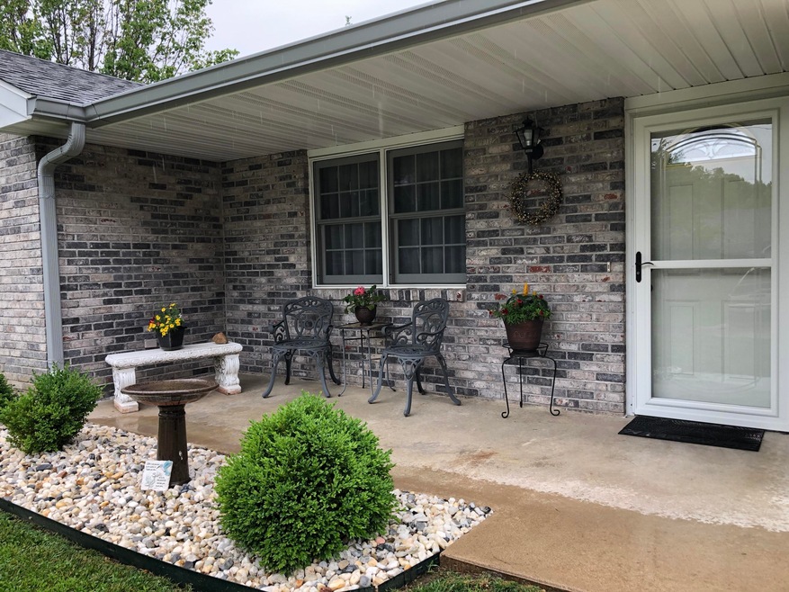Front covered porch