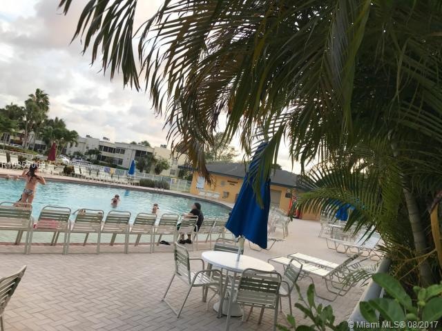 Pool next to the building