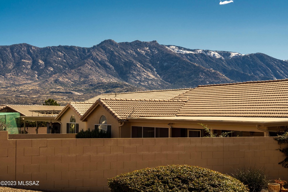 Side Mountain View from Backyard