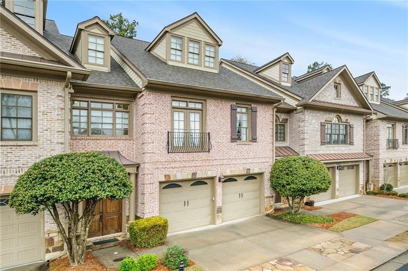 Elegant front with double doors