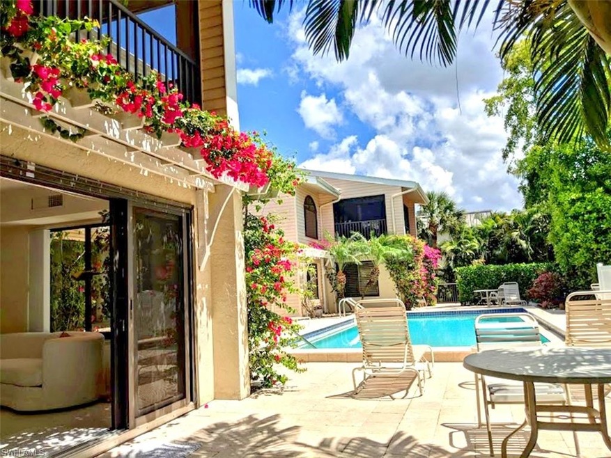 10th Ave S Naples - Patio in front of living room 