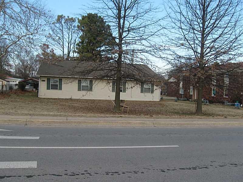 Exterior Back. View from Tulsa Street