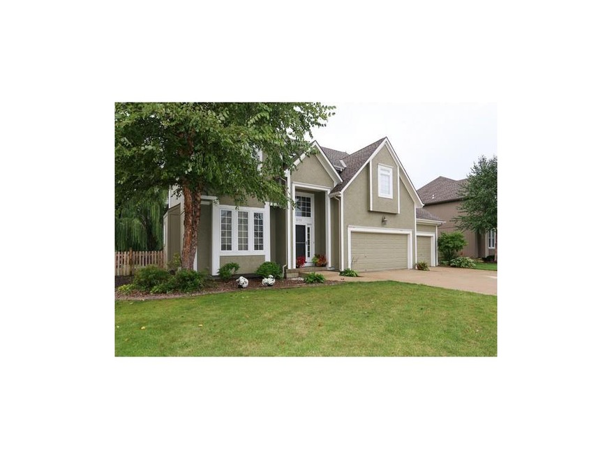 Front elevation, exterior recently repainted