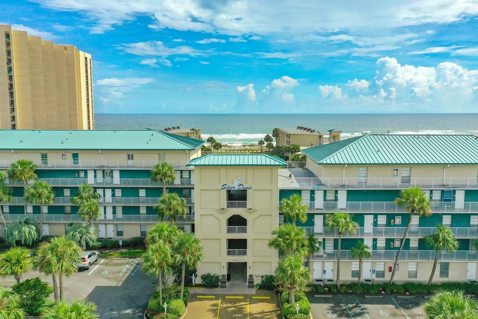 Silver Dunes front of condos