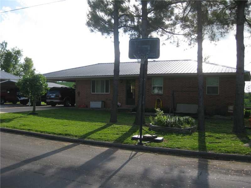 Exterior Front. Very nice brick home with metal roof on cul-de-sac street!