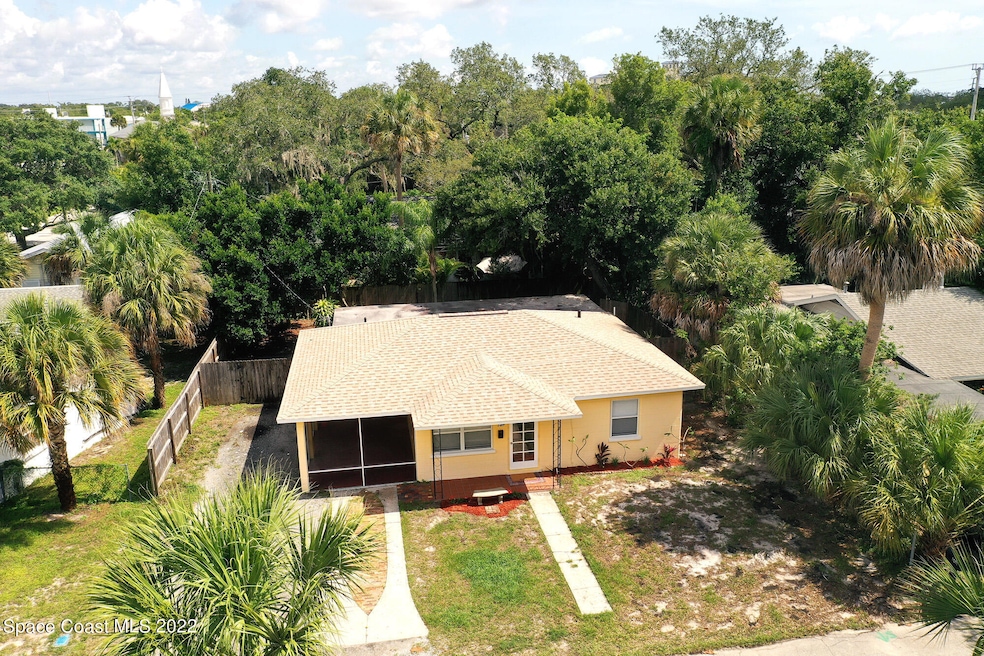 Aerial view of home