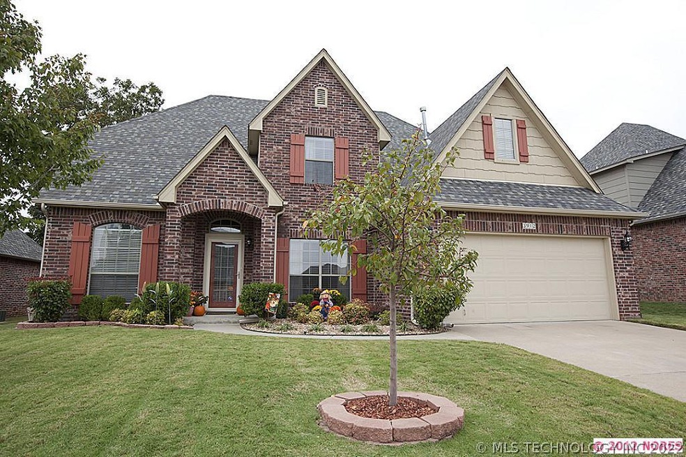 Brick Beauty has 3 car tandem Garage.