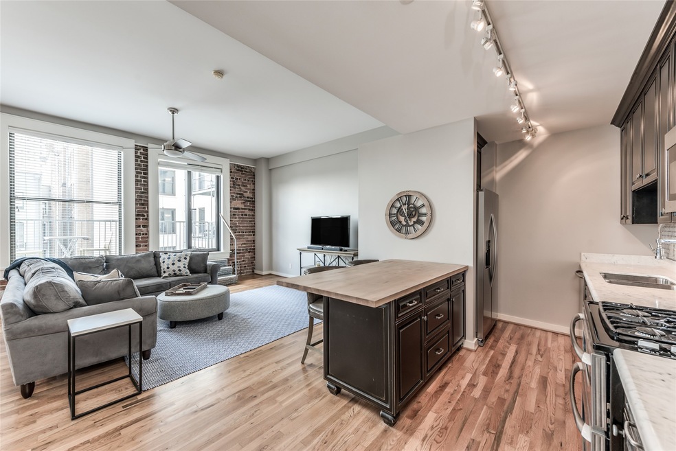 Charming 1/1 open loft at Downtown's historic Bayo