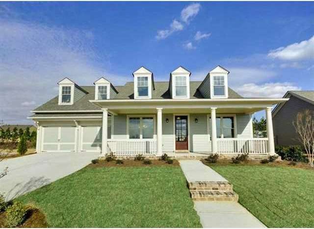 Exterior Front. Popular Fredrick Plan has Main Lev