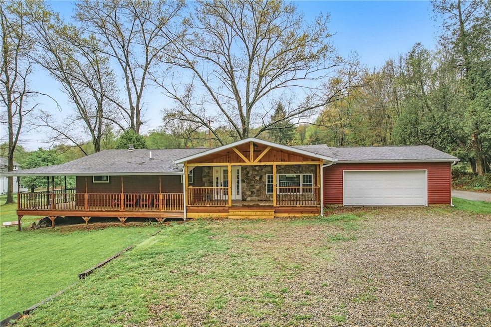 Updated sprawling ranch with attached garage