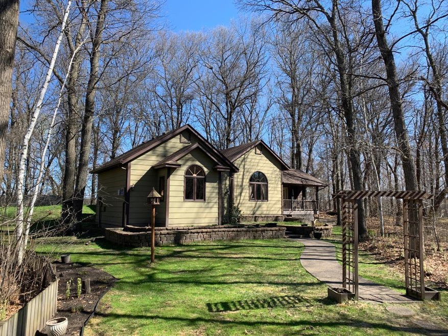 View from driveway of this well kept home, with a 