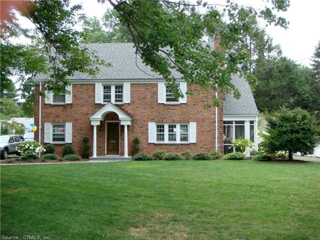 Exterior Front. 60 Ridgewood Road, West Hartford
