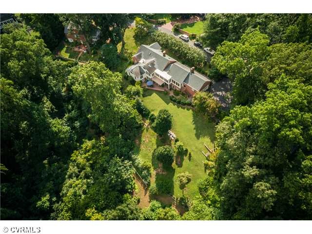 Aerial View - Aerial View of back of house
