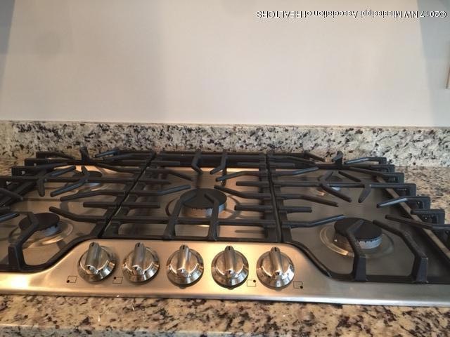 5 burner gas cooktop