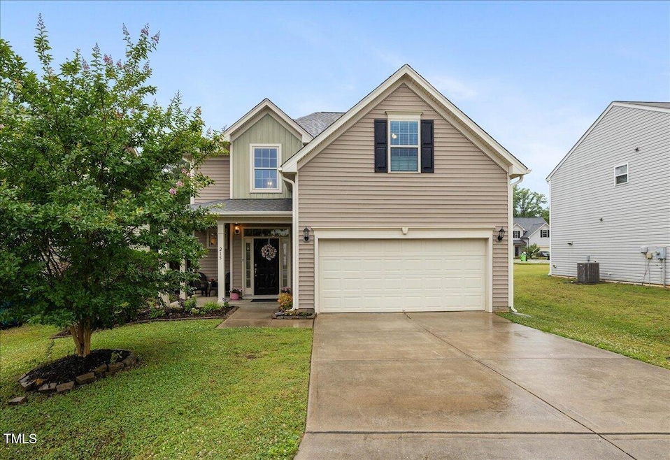 Front with 2 care garage