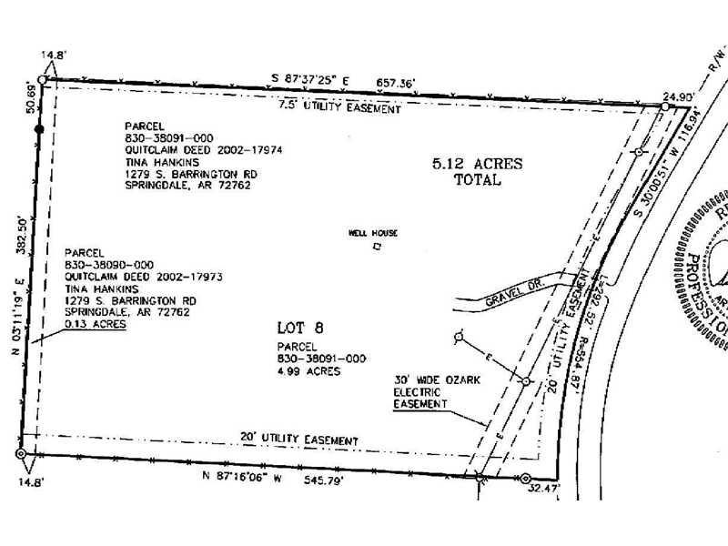 Plat Map.