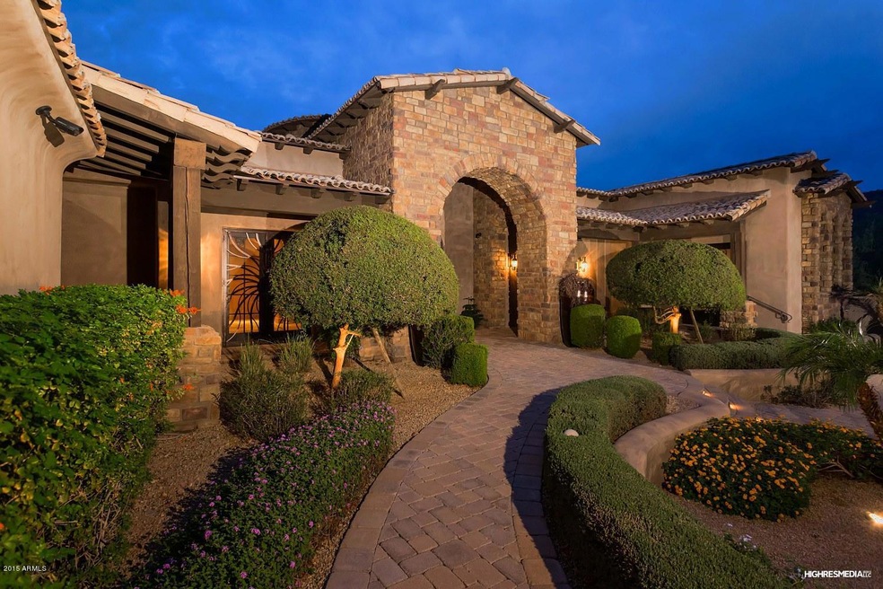 courtyard at twillight