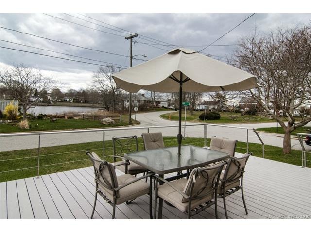 Enjoy the views of Alewife Cove as you sit on the 