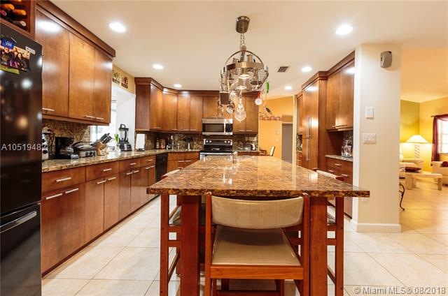 Large open kitchen
