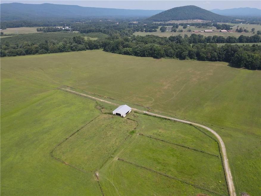 Birds eye view of property featuring a mountain view and a rural view