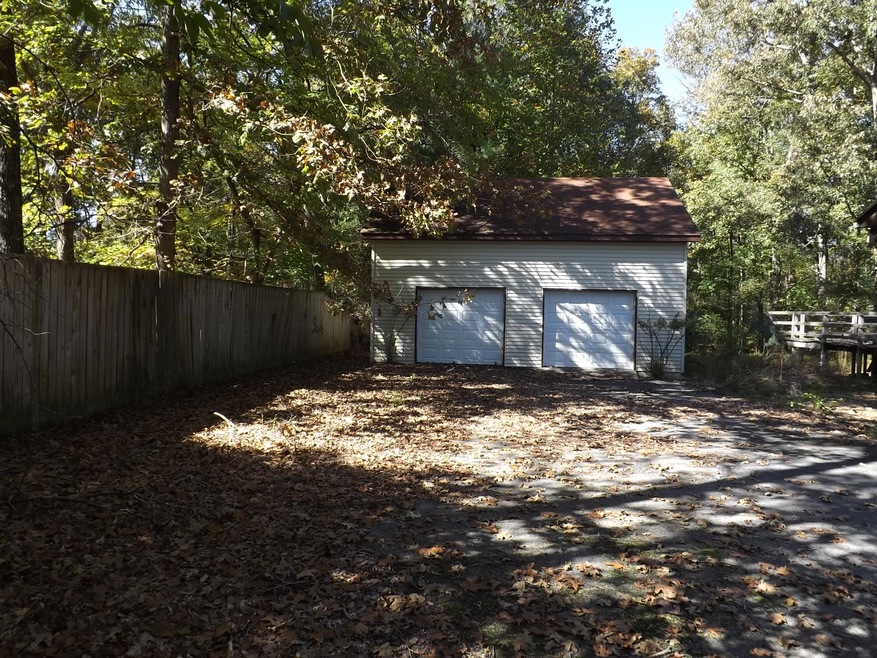 1.17 acre lot with detached garage on property. 