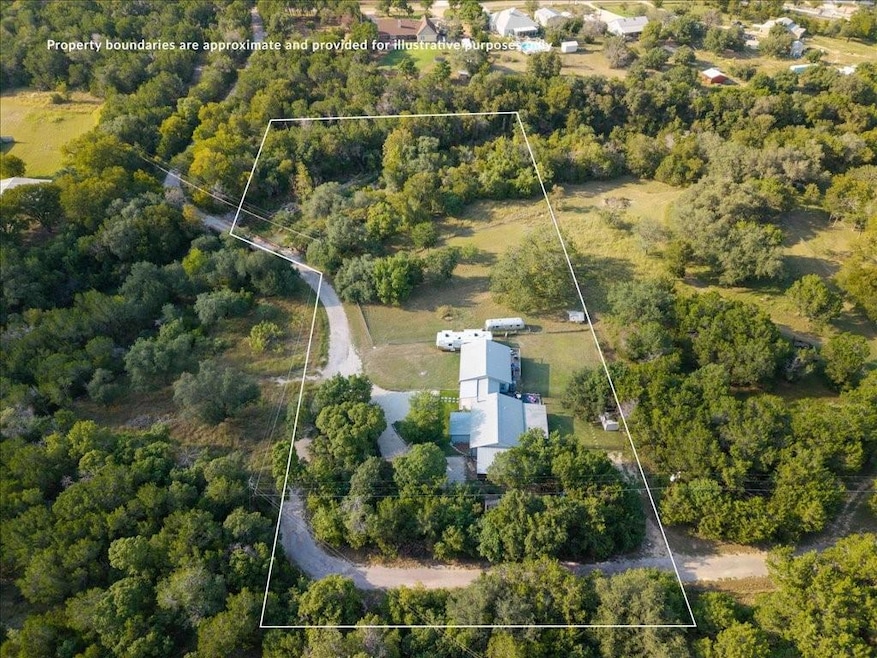 Beautiful 2.6 acres, showing  approximate boundaries. This includes a portion of Lackey Creek, showing on this property.