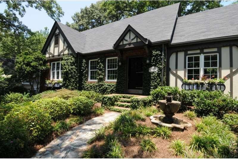 Exterior Front. Charming Tudor in Historic Garden 