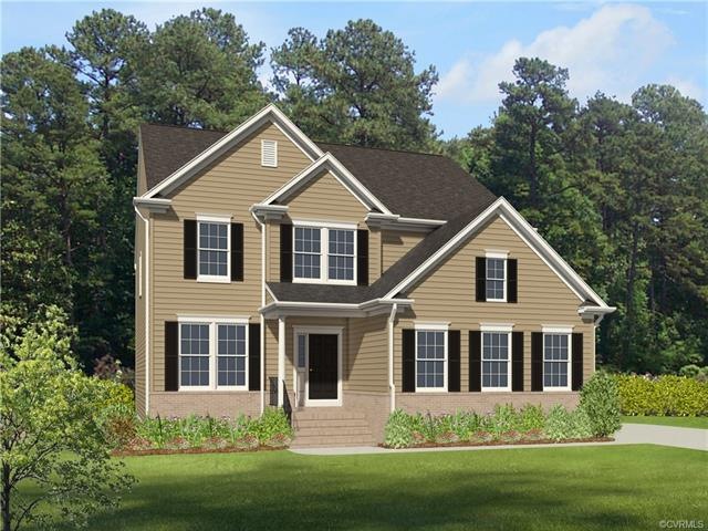 Rendering of the home being built on this home sit