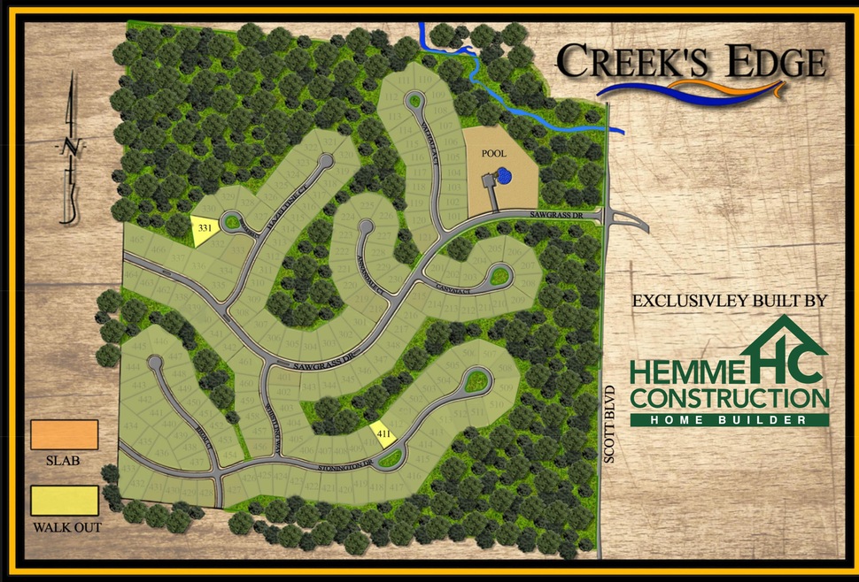 Creeks Edge - Neighborhood Map