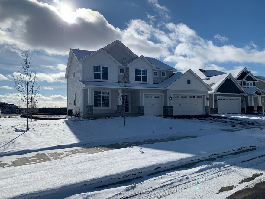 Wonderful curb appeal with a luxurious front porch! (Model photo)